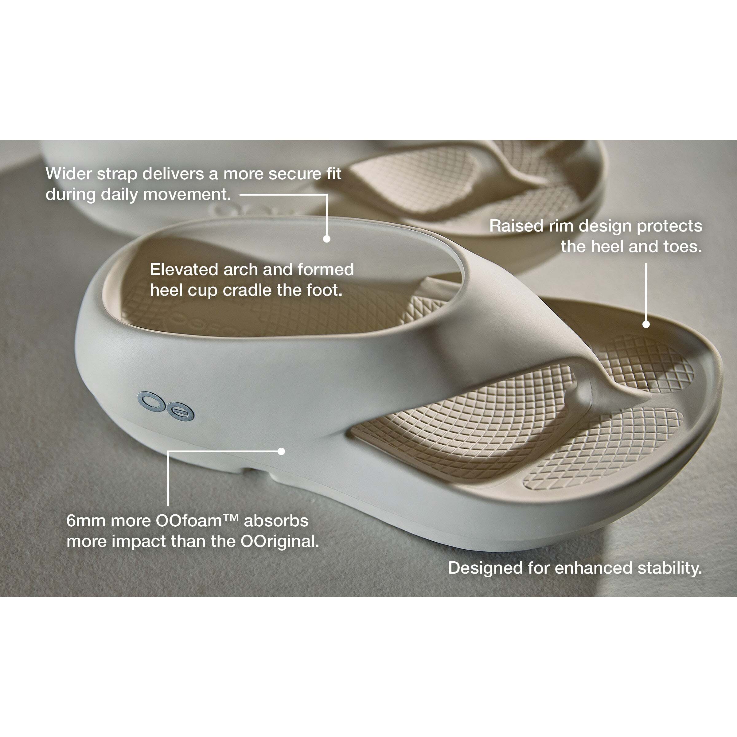 Men's Ooriginal Plus Sandal - Black - Image 3