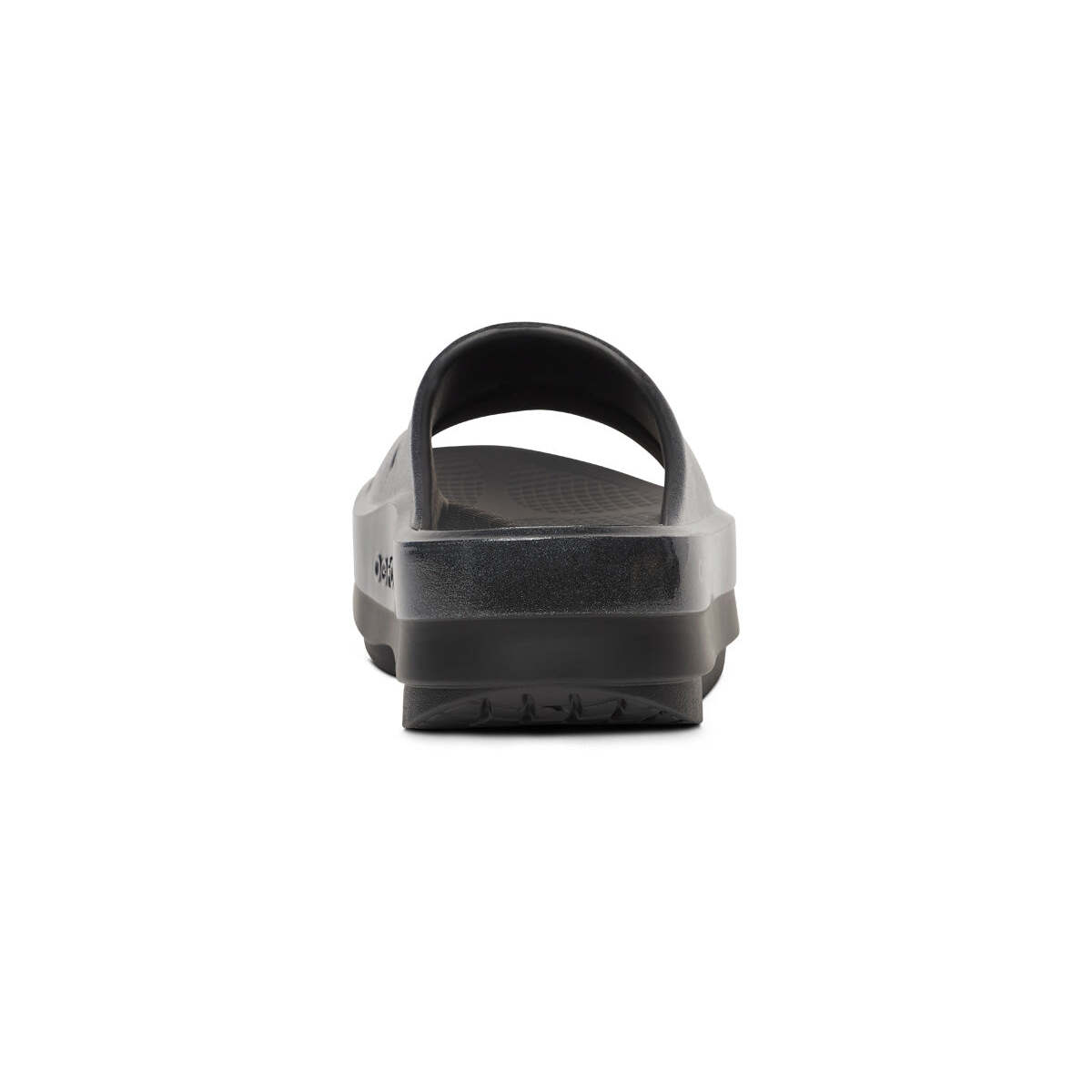 Women's Oomega Ooahh Stacked Sandal - Black Sparkle - Image 5