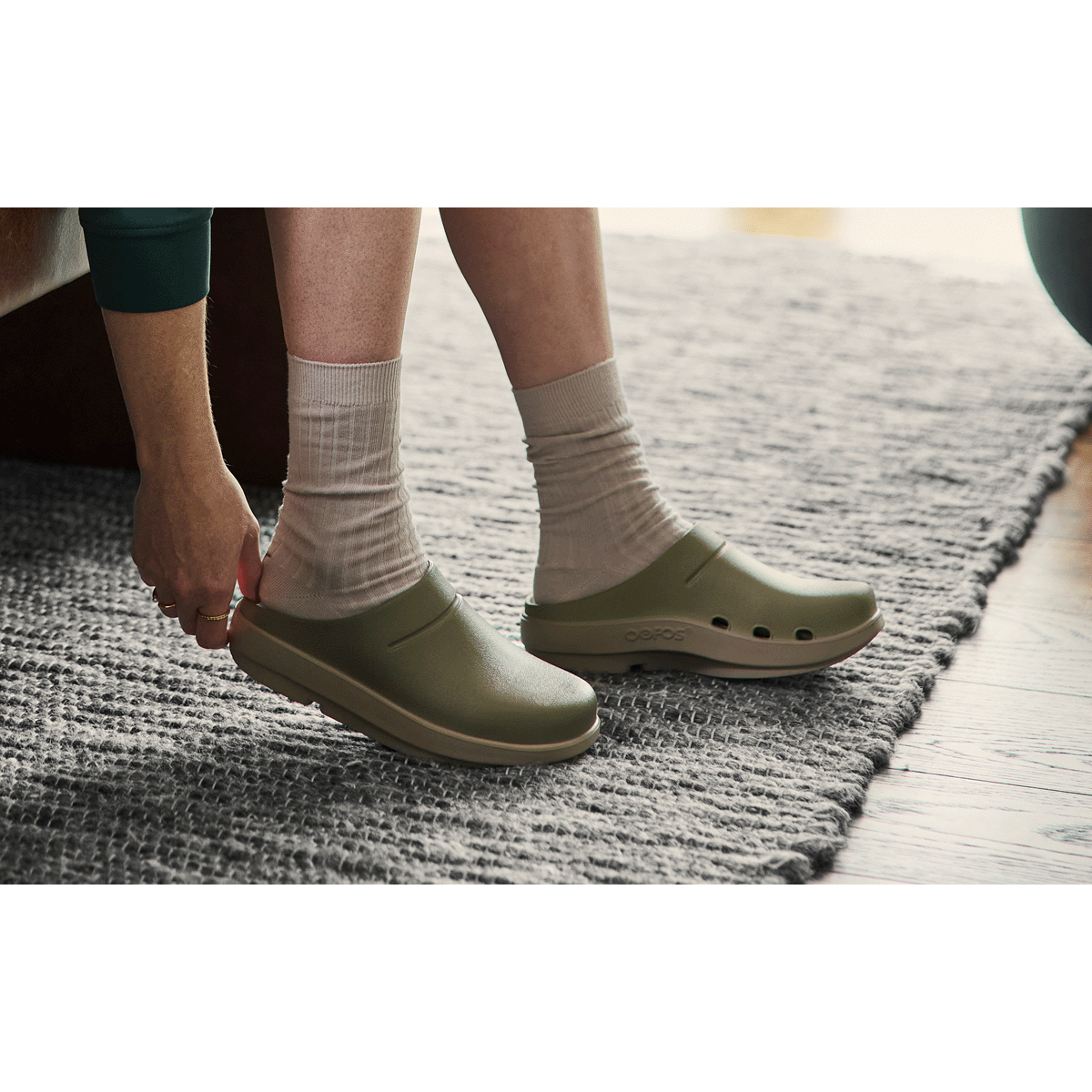 Women's Oocloog Stacked Clog - Foliage - Image 9