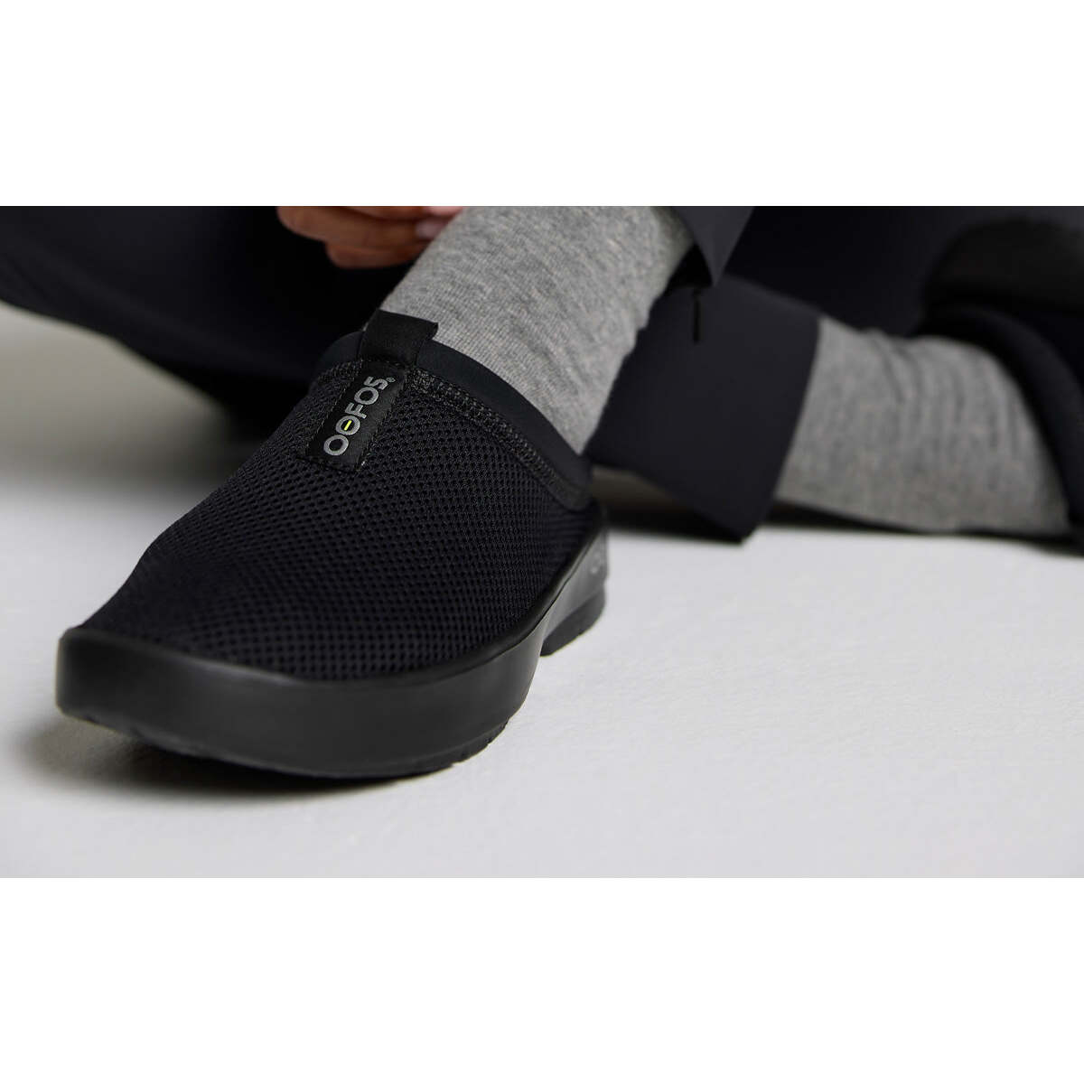 Women's Oocoozie Sport Mule - Black - Image 8