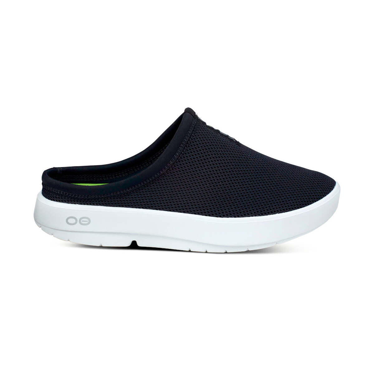 Men's Oocoozie Sport Mule - White Black - Image 2
