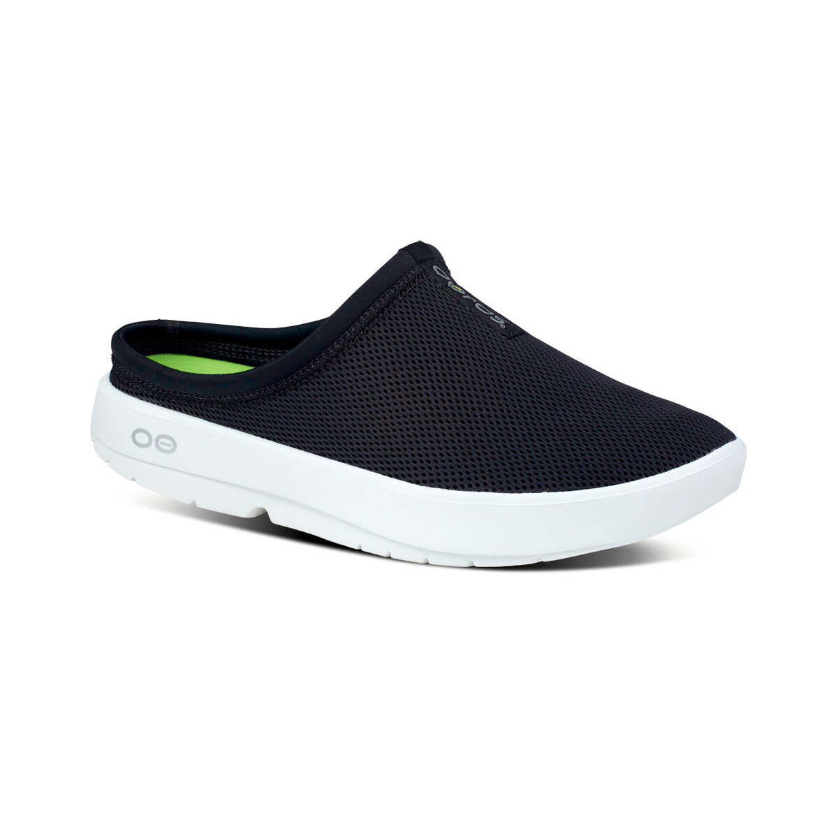 Men's Oocoozie Sport Mule - White Black