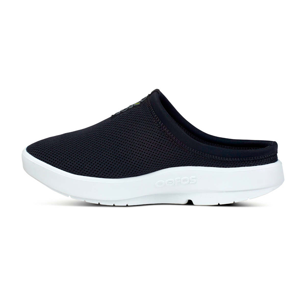 Men's Oocoozie Sport Mule - White Black - Image 4