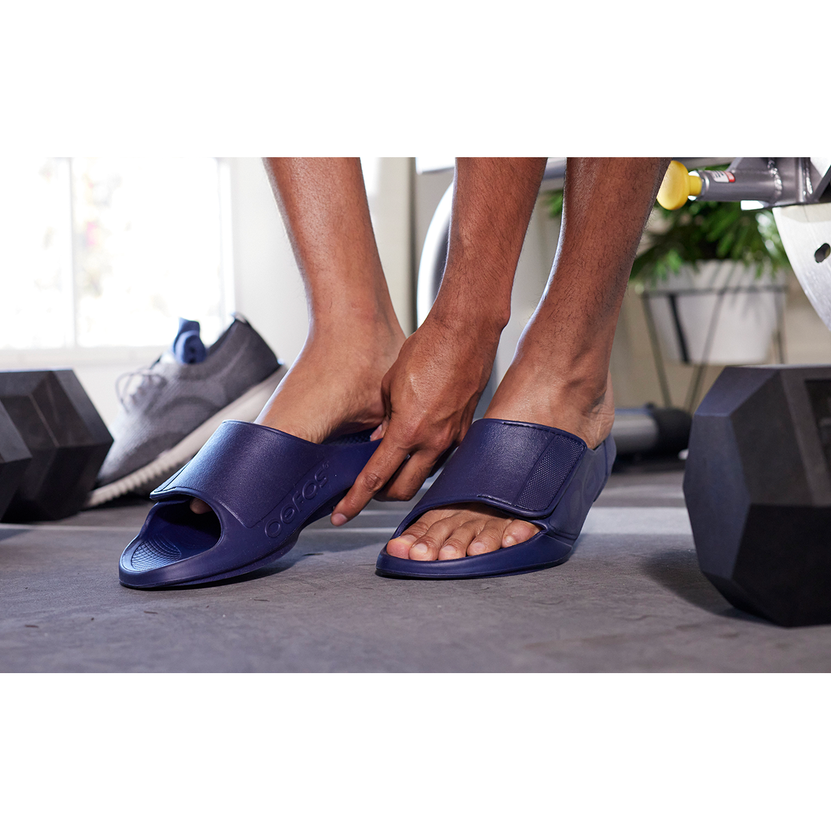 Men's Ooahh Sport Flex Sandal - Navy - Image 9