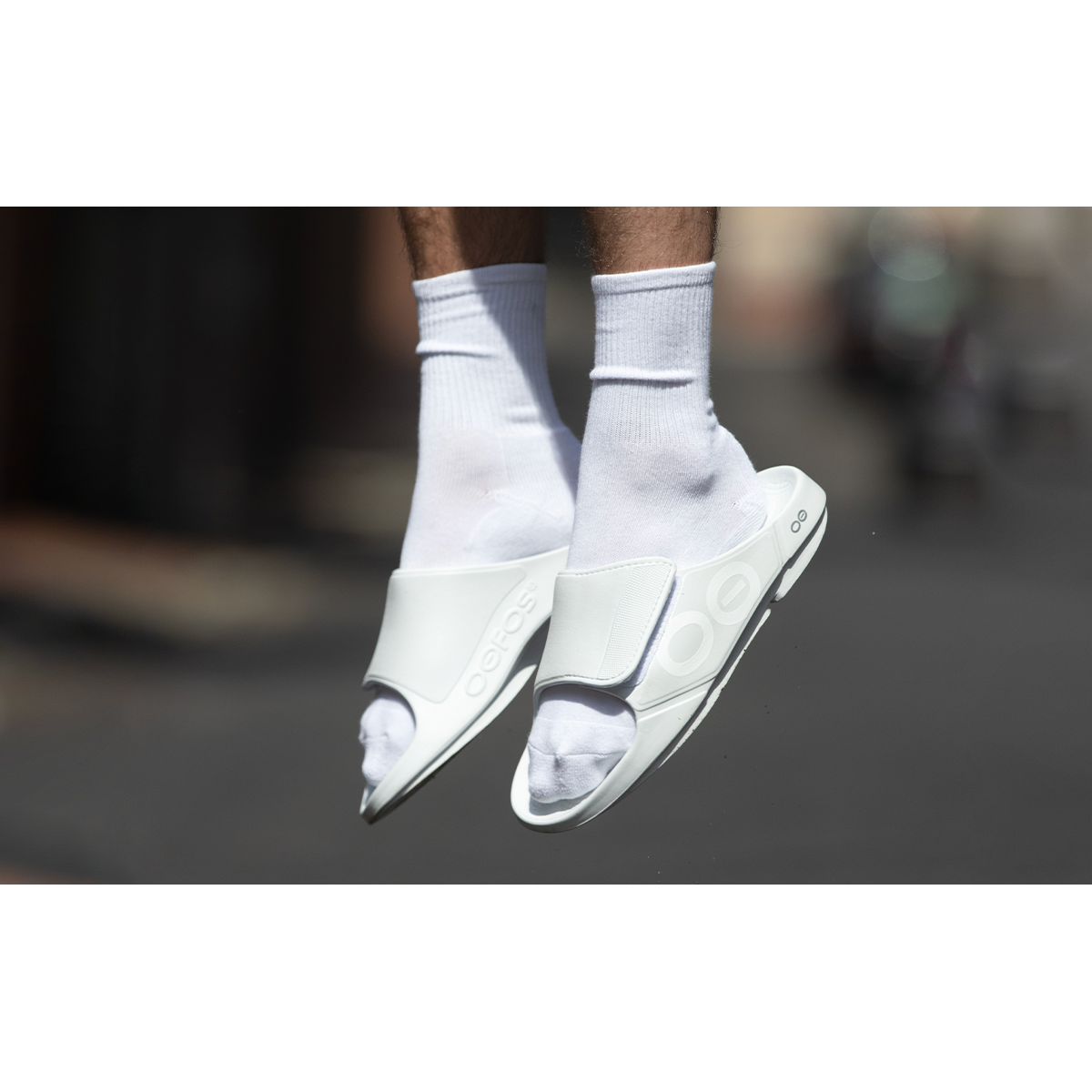 Men's Ooahh Sport Flex Sandal - White - Image 8
