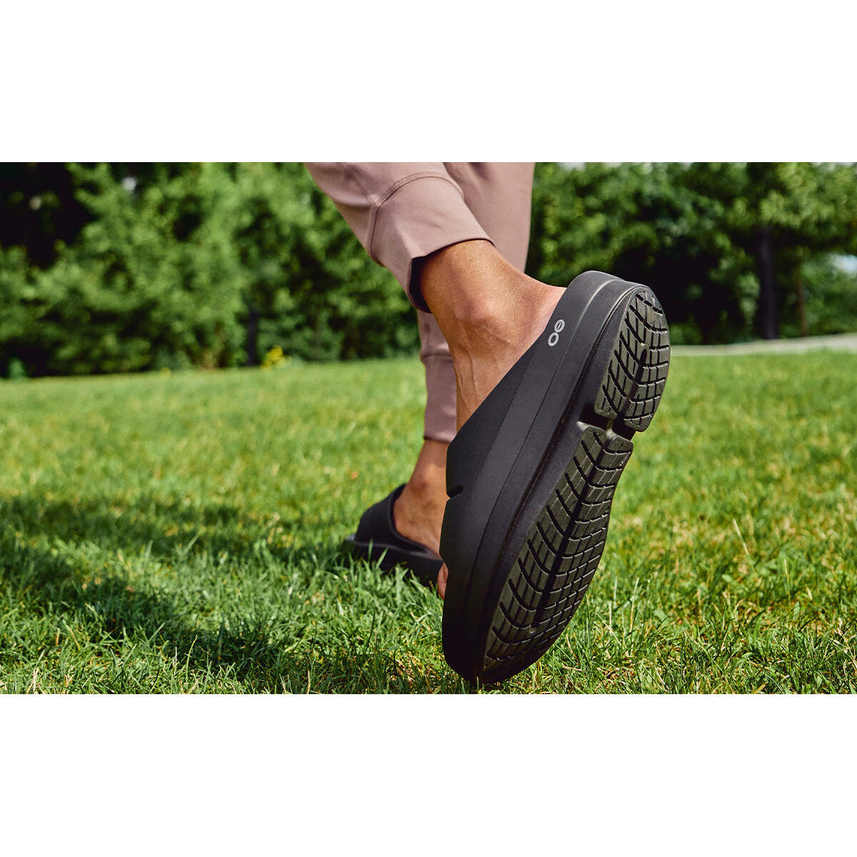 Women's Oomega Ooahh Sandal - Black - Image 8