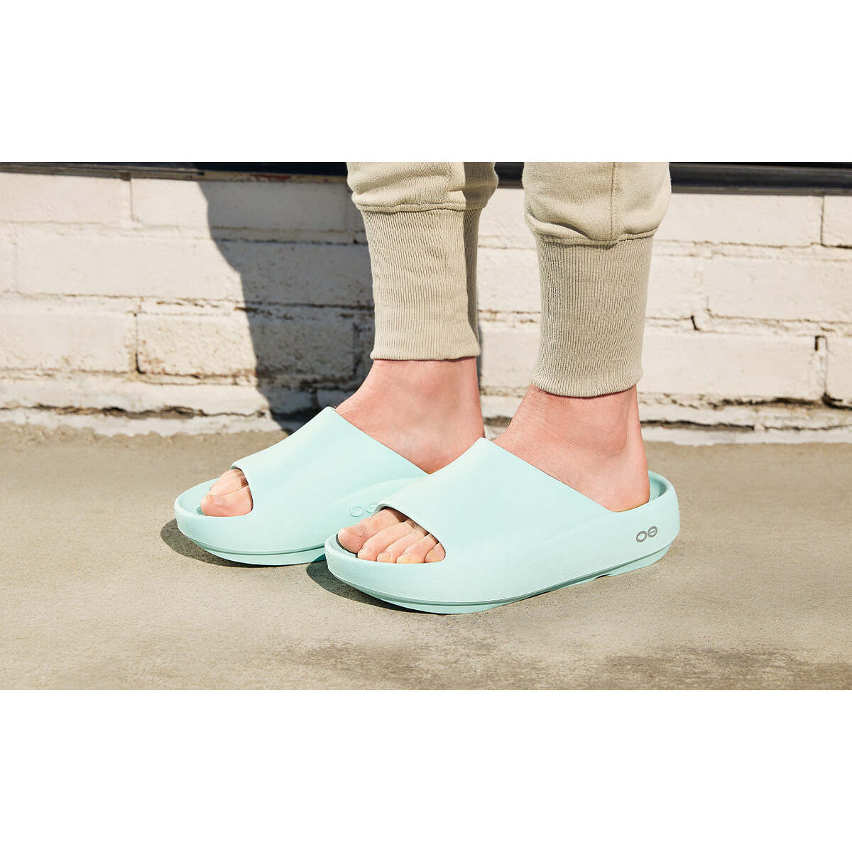 Men's Ooahh Plus Slide Sandal - Mint - Image 9