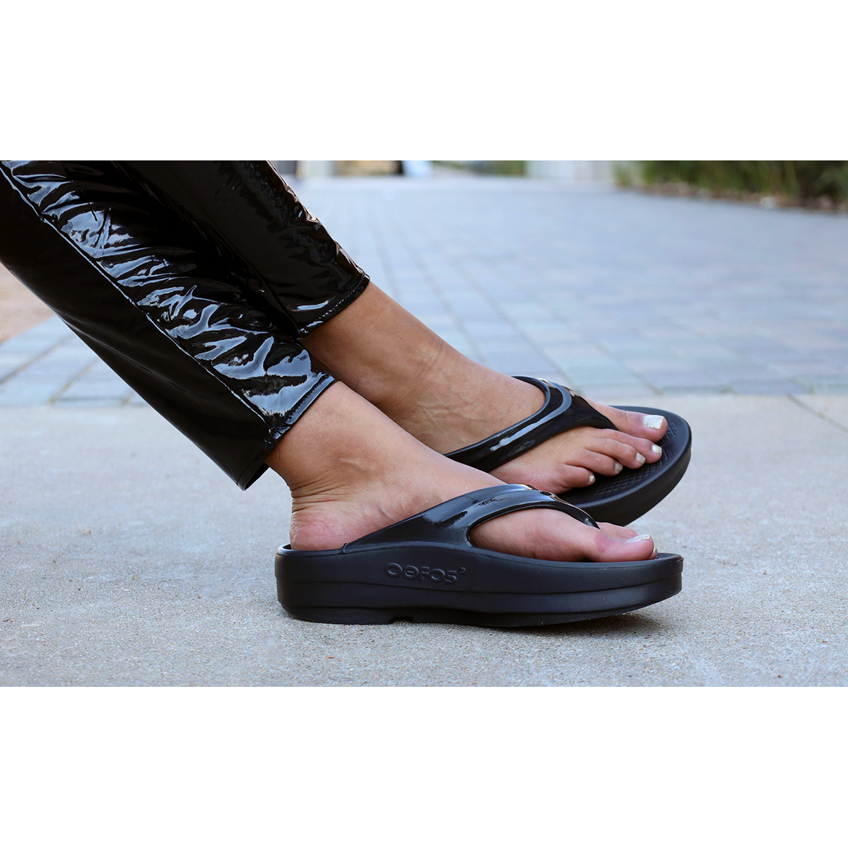 Women's Oomega Oolala Sandal - Black - Image 10
